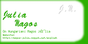 julia magos business card